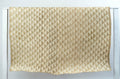 Handgewebter Teppich Weiß Dreieck – 180 x 150 cm
