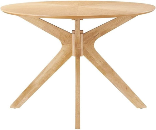 Ovaler Esstisch 180 cm Eiche – Mid-Century Modern