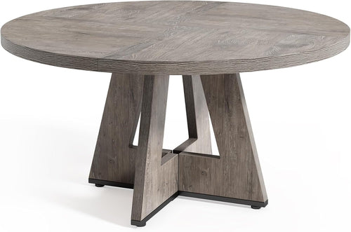 Runder Esstisch 120 cm – Grau für 4–6 Personen