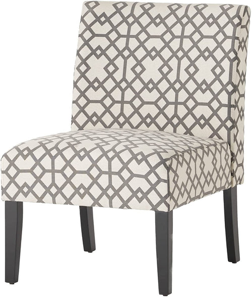 Grey Geometric Accent Chair Christopher Knight Home Living Room
