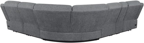 Anthrazit Ecksofa 6-teilig mit Relaxfunktion – Wohnzimmer