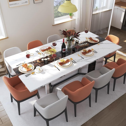 Esstisch Marmor-Optik 180 cm – Modern für 6 Personen