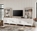 TV-Schrank Farmhouse Weiß – 8 Türen für TVs bis 190 cm