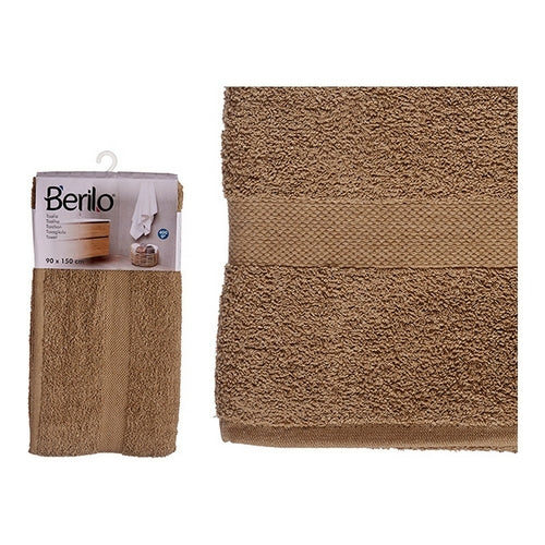 Badehandtuch Polyester-Baumwolle – Kamel