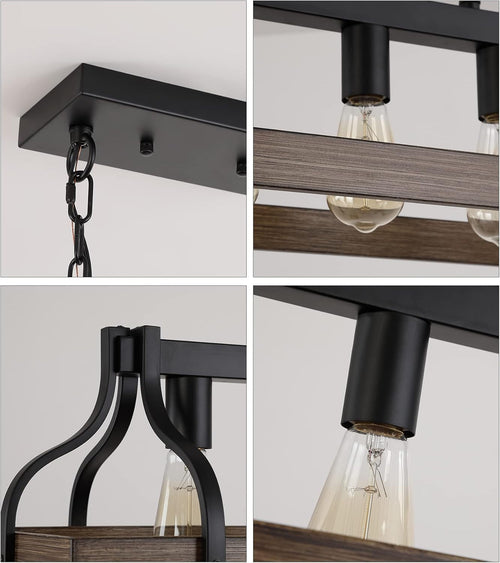 Kronleuchter Farmhouse Linear 5-flammig – Küche & Esszimmer