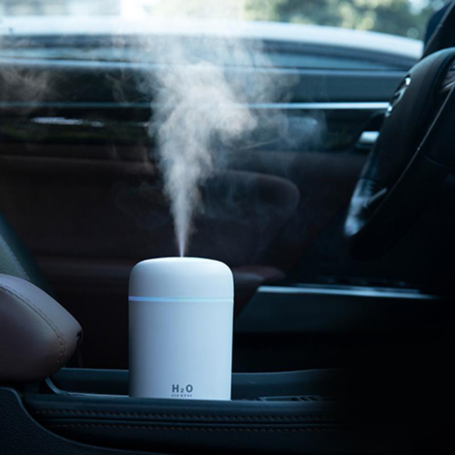 Portabler Luftbefeuchter & Aroma-Diffuser – USB für Auto & Zuhause