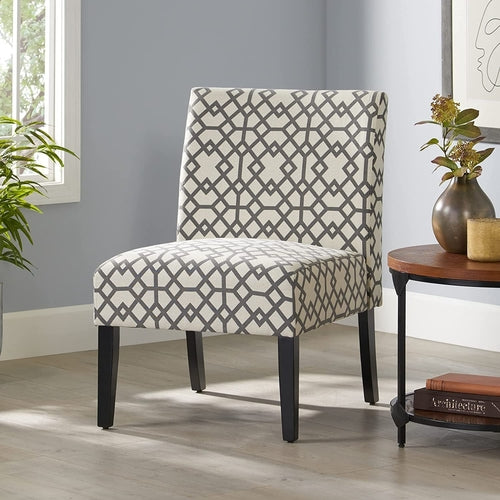 Grey Geometric Accent Chair Christopher Knight Home Living Room