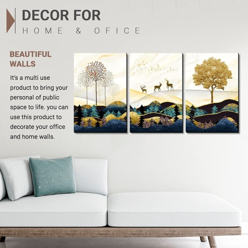 Modernes MDF Wandbild – Kunstdruck gerahmt für Wohndeko